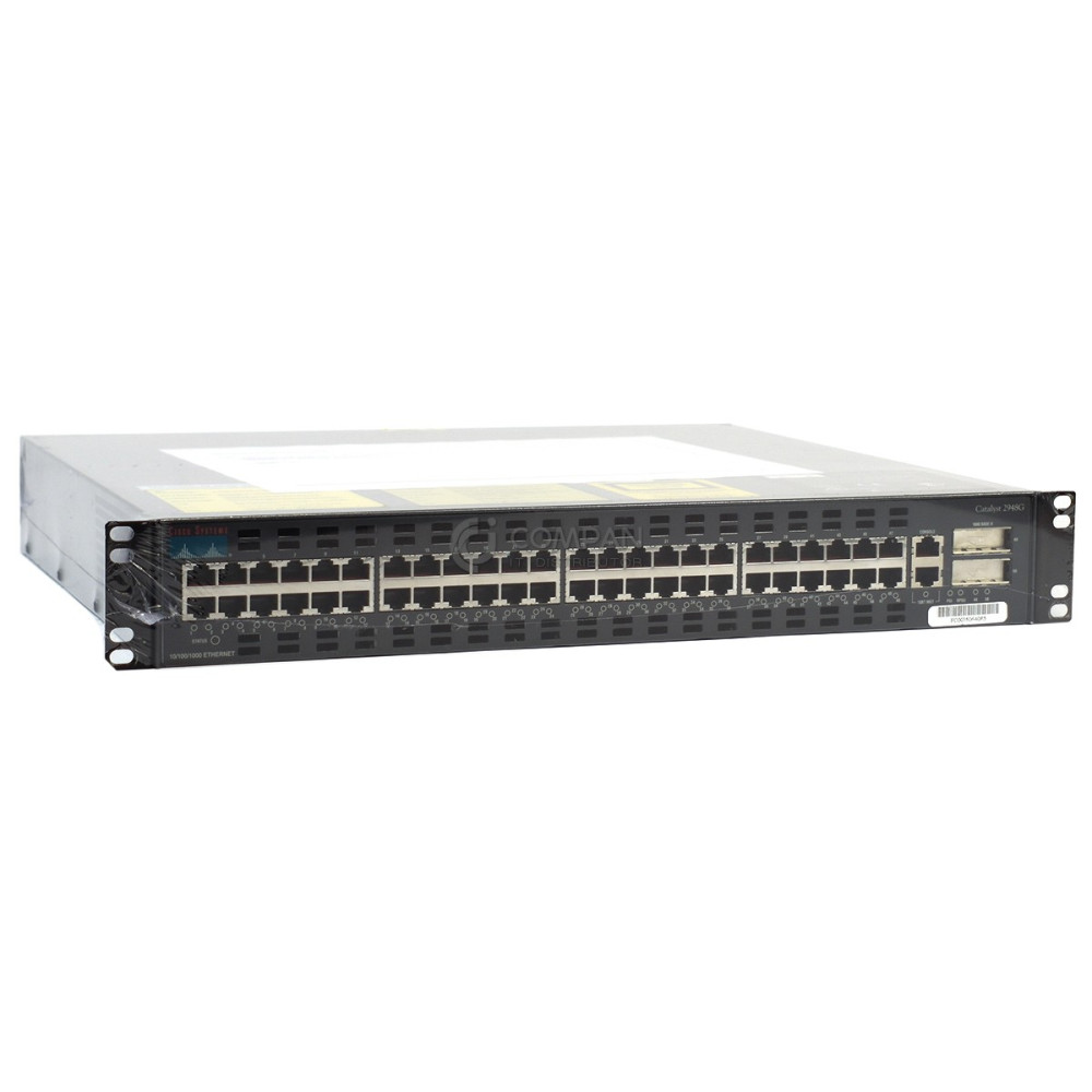 WS-C2948G CISCO CATALYST 2948 48PORT 100MB RJ-45 2PORT 1000BASE-X GBIC SWITCH